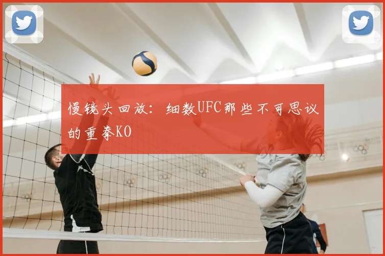 慢镜头回放:细数UFC那些不可思议的重拳KO
